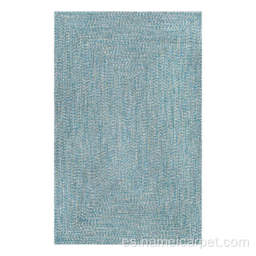 Patio de polipropileno de color azul cielo alfombras al aire libre
